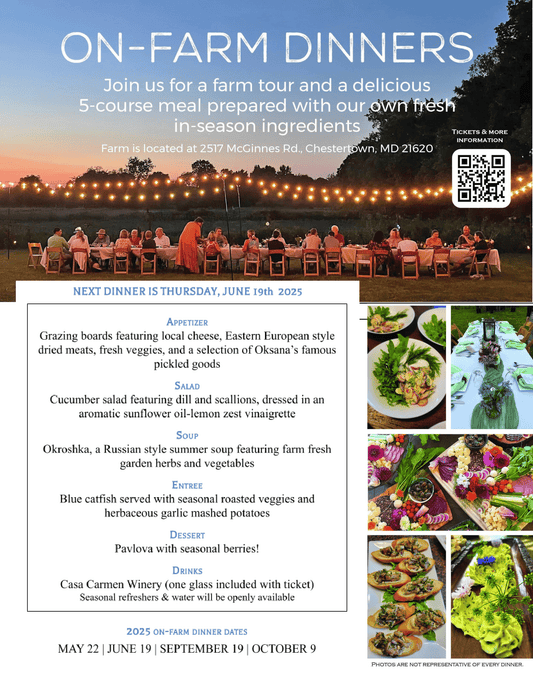 On Farm Dinner - June 19th!