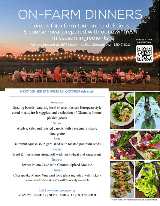 On Farm Dinner - October 9th