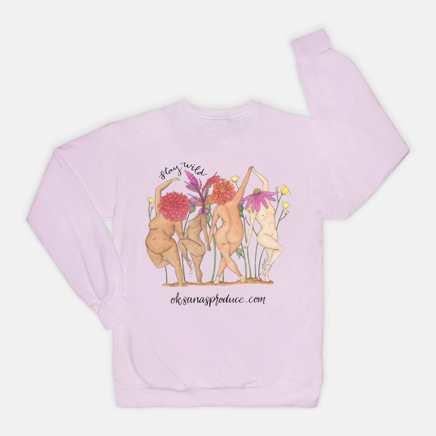 Stay Wild Comfort Color Crewneck Sweatshirt
